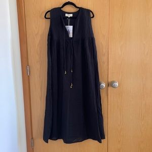Black Gauze MIDI dress